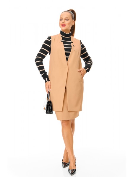 М-7703 теплый бежевый и черный