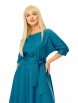 Нарядное платье артикул: M-7624 темная бирюза от T&N - вид 3