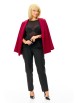 Брючный костюм артикул: М-7709 бордо блеск и черный от T&N - вид 6