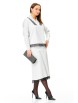 Юбочный костюм артикул: М-7722 белый с блеском от T&N - вид 7