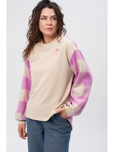 М2014/1 бежевый, розовый