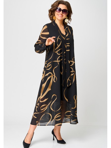 7293 черный с принтом