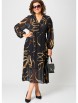 Нарядное платье артикул: 7322 черный с принтом от Eva Grant - вид 7