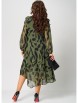 Нарядное платье артикул: 7122А принт олива от Eva Grant - вид 2