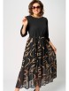Нарядное платье артикул: 7216С черый+принт от Eva Grant - вид 12