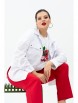 Блузка артикул: 130 белый от Andina - вид 8