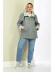 Куртка артикул: 2183 серо-зеленый от Shetti - вид 7