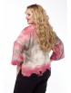 Блузка артикул: 4053 розово-черный от Abbi - вид 2