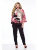 Блузка артикул: 4053 розово-черный от Abbi - вид 6