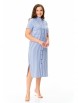 Платье артикул: 1048 голубая полоска от Abbi - вид 8