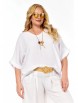 Туника артикул: 4055 белый от Abbi - вид 1