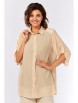Блузка артикул: 5039 бежевый от Abbi - вид 4