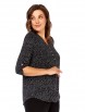 Блузка артикул: 4059 черно-белый от Abbi - вид 13