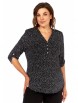 Блузка артикул: 4059 черно-белый от Abbi - вид 8
