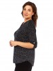 Блузка артикул: 4059 черно-белый от Abbi - вид 11