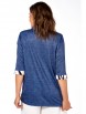 Блузка артикул: 4060 сине-бежевый от Abbi - вид 2