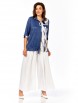 Блузка артикул: 4060 сине-бежевый от Abbi - вид 19