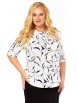 Блузка артикул: 4063 бело-синие тона от Abbi - вид 4
