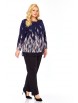 Блузка артикул: 4067 тёмно-синий от Abbi - вид 17