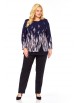 Блузка артикул: 4067 тёмно-синий от Abbi - вид 19
