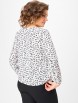 Блузка артикул: 4027 белый с принтом от Abbi - вид 4