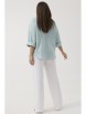 Брючный костюм артикул: 3134 мятный+белый от Ma Сherie - вид 2