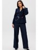 Брючный костюм артикул: 3117 темно-синий от Ma Сherie - вид 1