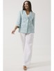 Брючный костюм артикул: 3133 мятный+белый от Ma Сherie - вид 9