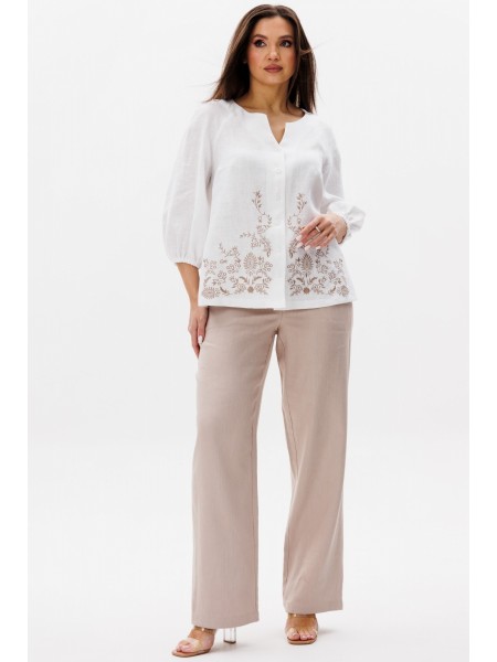 3148 белый+бежевый