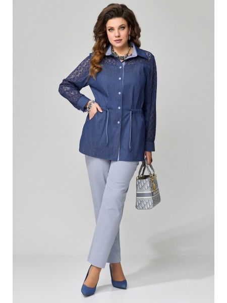 1521 серо-синий