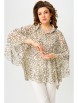 Блузка артикул: 20349 бежевый от FITA - вид 4