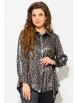 Блузка артикул: 20641 леопард+серебро от FITA - вид 4