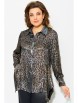 Блузка артикул: 20641 леопард+серебро от FITA - вид 6