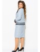 Юбочный костюм артикул: 3013 небесно-голубой от FITA - вид 2