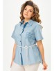 Блузка артикул: 20462 небесный от FITA - вид 5