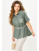 Блузка артикул: 20465 оливково-зеленый от FITA - вид 7