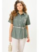 Блузка артикул: 20465 оливково-зеленый от FITA - вид 10