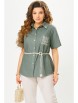 Блузка артикул: 20465 оливково-зеленый от FITA - вид 1