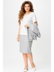Юбочный костюм артикул: 4101 серый ледник от FITA - вид 9