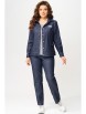 Брючный костюм артикул: 4017 сине-серый от FITA - вид 1