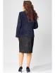 Юбочный костюм артикул: 4053 черно-синий от FITA - вид 2