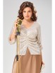 Блузка артикул: 20791 золотисто-бежевый от FITA - вид 9