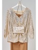 Блузка артикул: 20781 золотисто-бежевый от FITA - вид 8