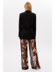 Брючный костюм артикул: 2108 черный-питон от AmberaStyle - вид 2
