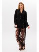 Брючный костюм артикул: 2108 черный-питон от AmberaStyle - вид 5