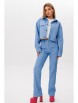 Брючный костюм артикул: 2117 голубой от AmberaStyle - вид 4