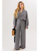 Брючный костюм артикул: 2119 серый от AmberaStyle - вид 8