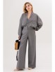 Брючный костюм артикул: 2119 серый от AmberaStyle - вид 1