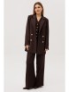 Брючный костюм артикул: 3018-2 шоколад от AmberaStyle - вид 1
