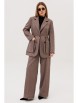Брючный костюм артикул: 3016 шоколад/черный от AmberaStyle - вид 4